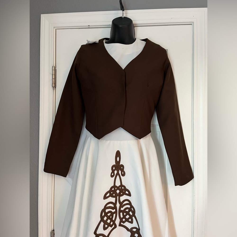 Vintage Traditional handmade Irish Dance Costume - Picture 3 of 7